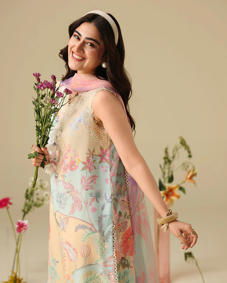 Mushq Hemline Soleil Prints Lawn – Bellarosa - Image 4