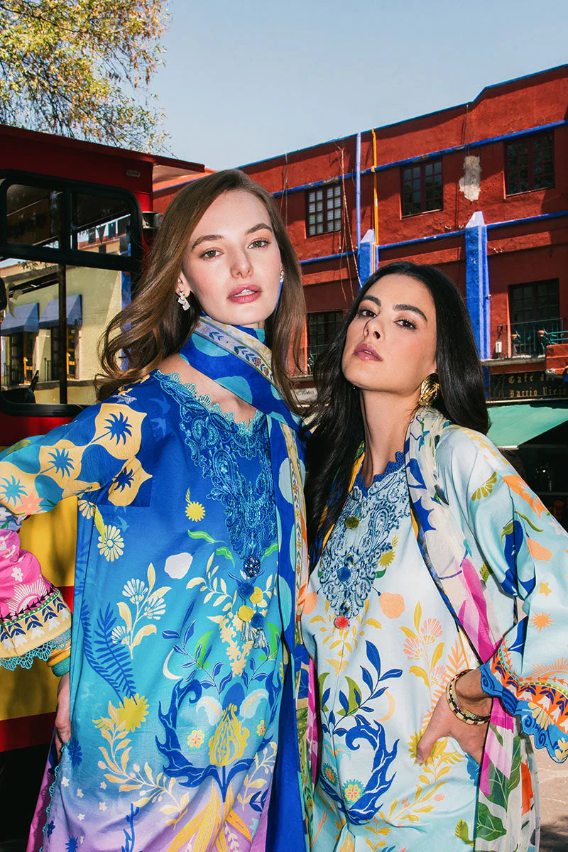 Mushq La Dolce Hemline Lawn Prints Vol-2 – Night Terrace - Image 2