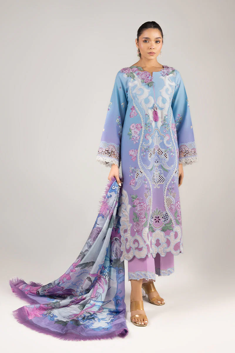 Mushq Manaram Luxury Lawn – Whispering Melody - Image 5