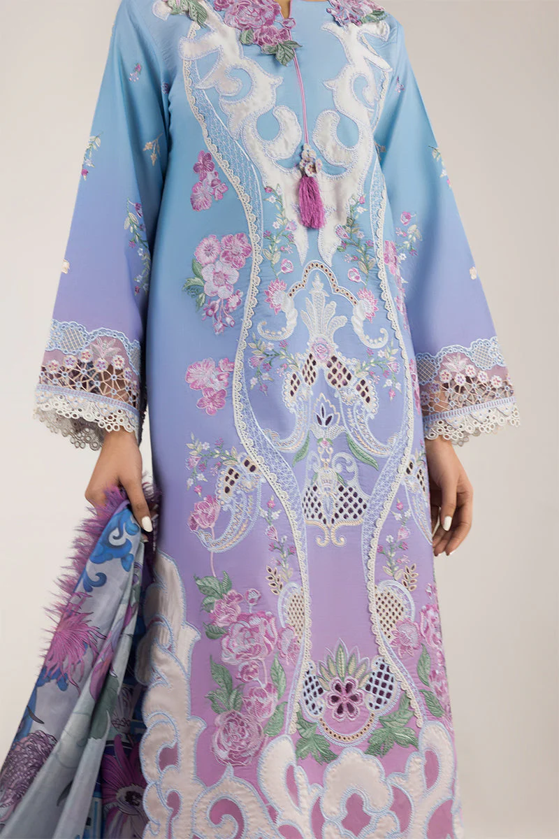 Mushq Manaram Luxury Lawn – Whispering Melody - Image 6