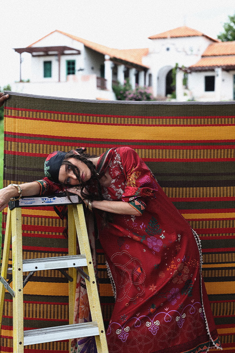 Mushq Mirasol Printed Cambric – Amber Bosque - Image 5
