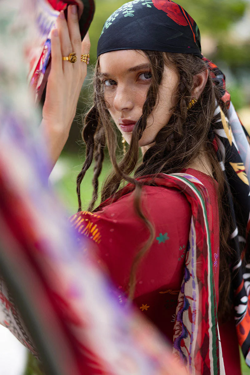 Mushq Mirasol Printed Cambric – Amber Bosque - Image 7