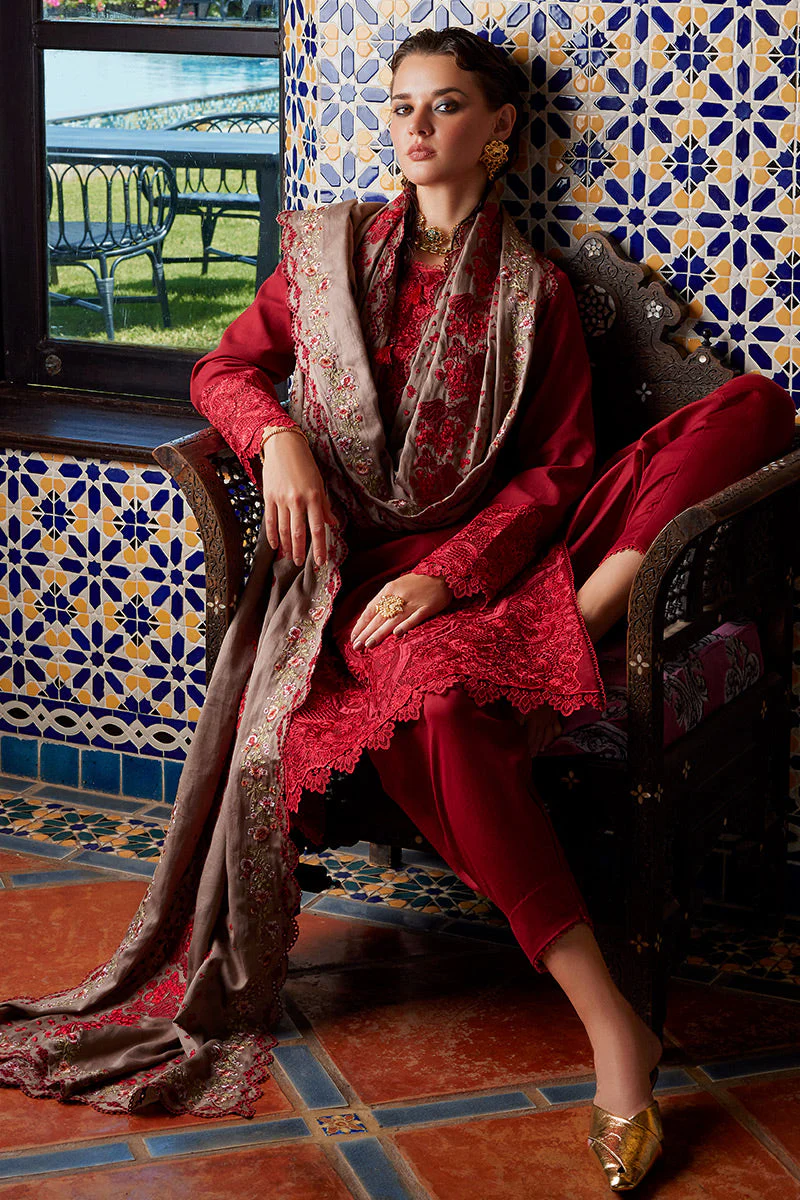 Mushq Moroccan Dream Sateen Winter Collection with Shawl – Naima - Image 7