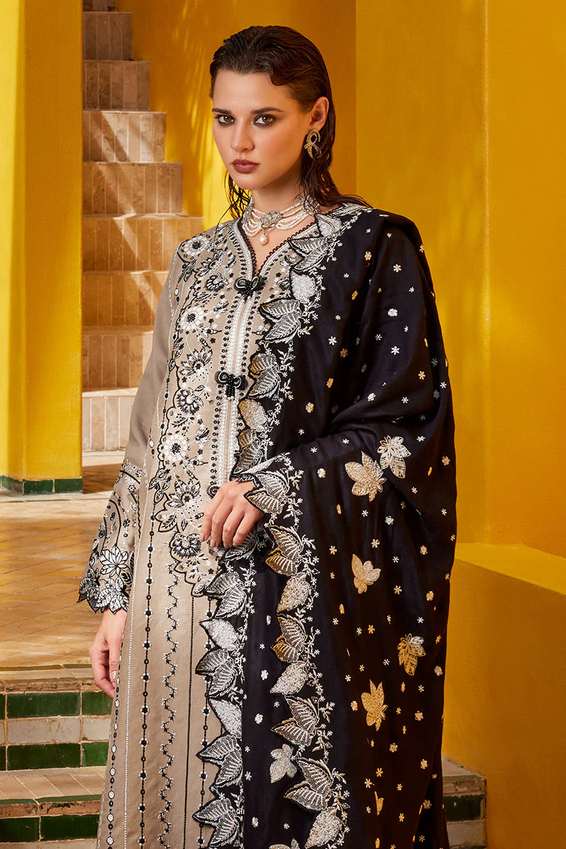 Mushq Moroccan Dream Sateen Winter Collection with Shawl – Salma - Image 4