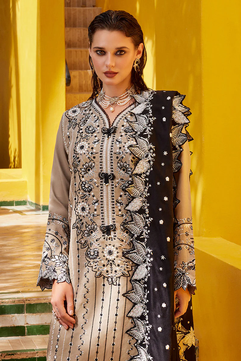 Mushq Moroccan Dream Sateen Winter Collection with Shawl – Salma - Image 6