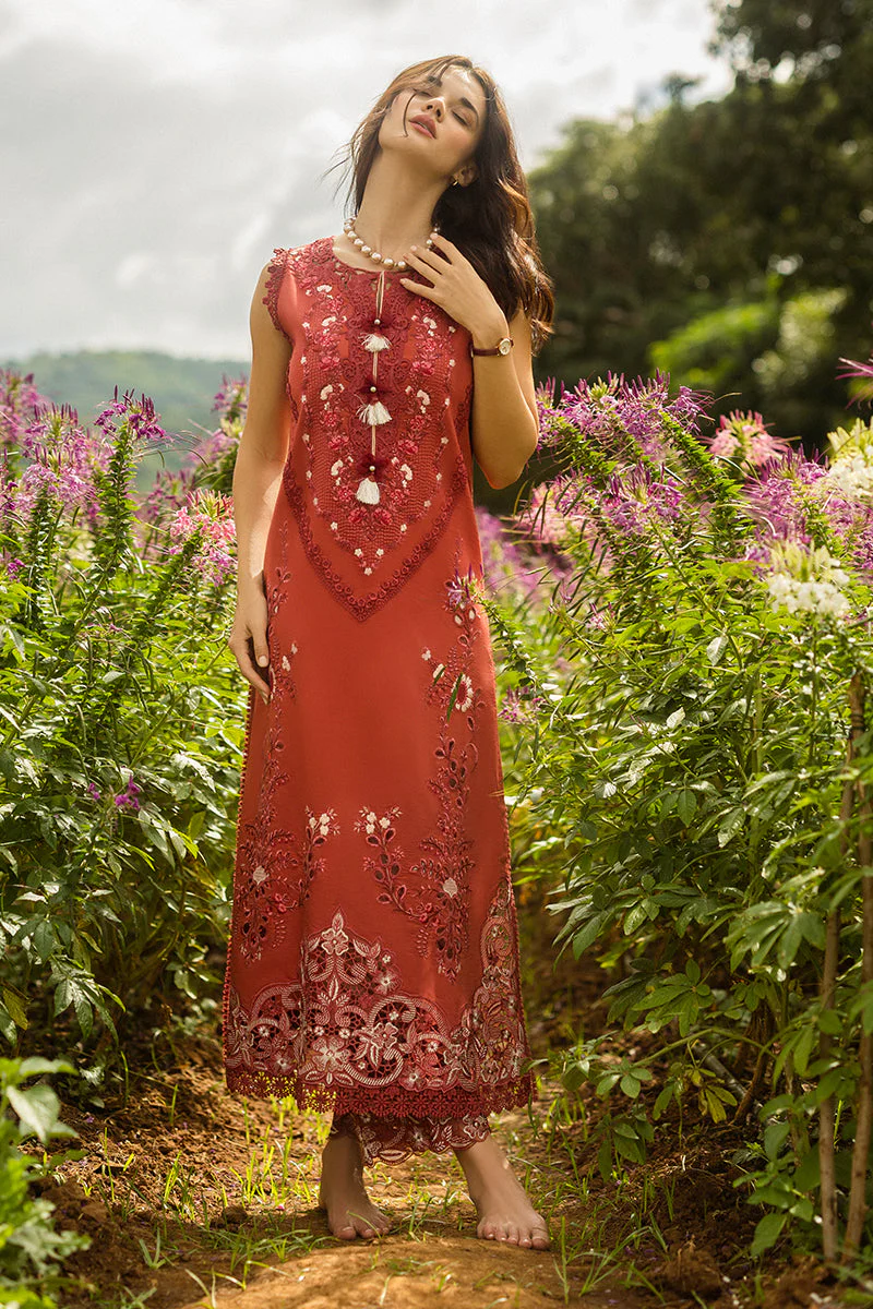 Mushq Secret Garden Hemline Spring/Summer Lawn – Dewdrop Garden - Image 3