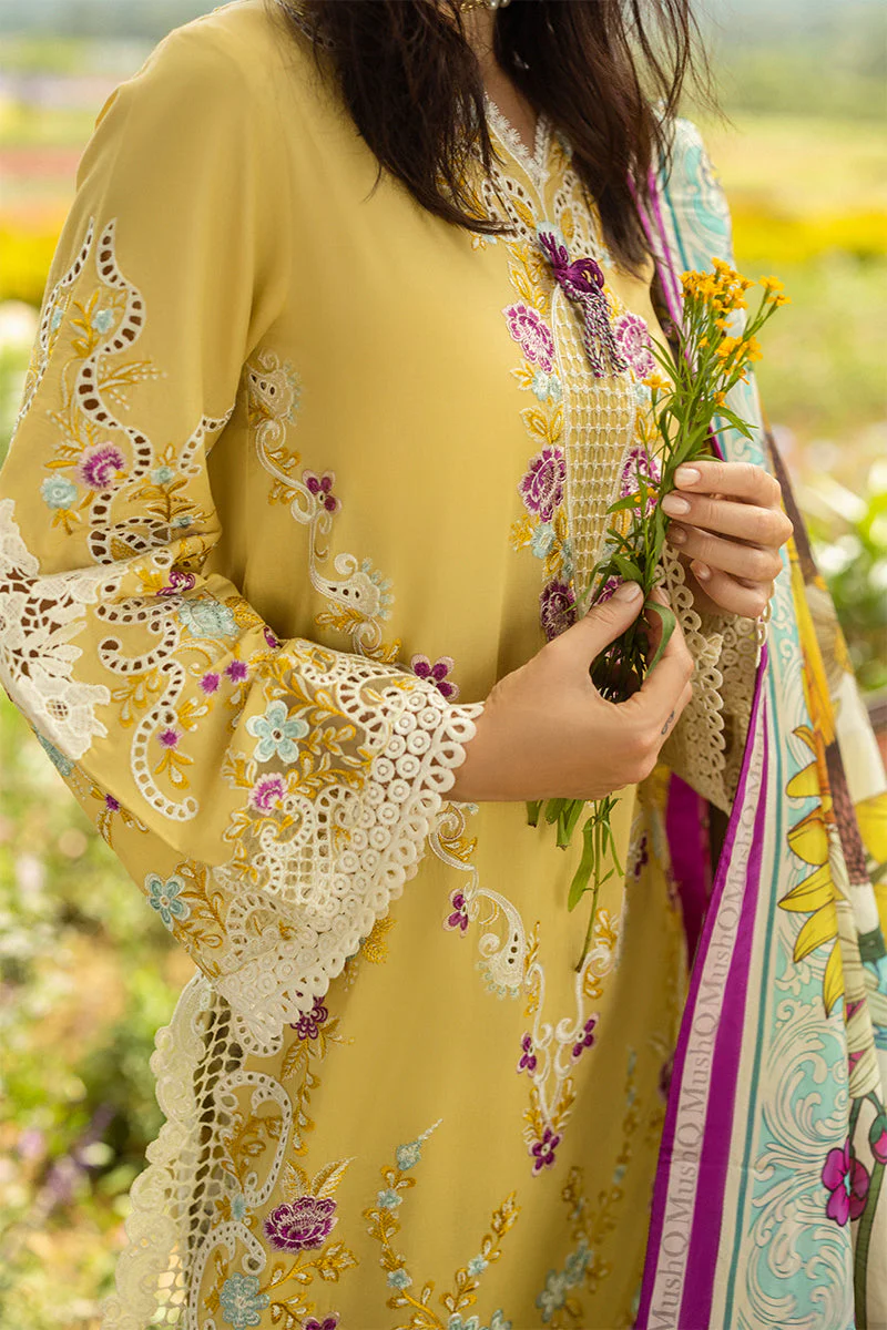 Mushq Secret Garden Hemline Spring/Summer Lawn – Faded Sunflower - Image 10