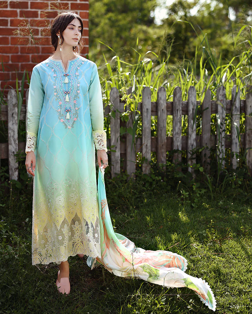Mushq Solace Ombre Chikankari Lawn – Ethereal Pause - Image 6