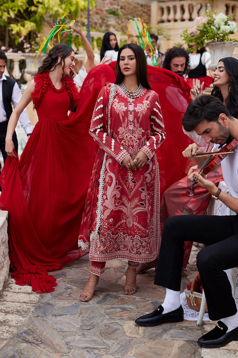 Mushq Te Amo x Sonam Bajwa Luxury Lawn Collection 2024 – Amore Affair - Image 3