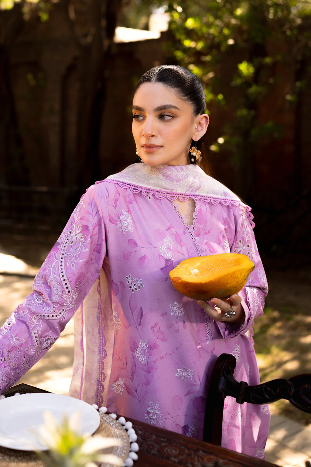 Neeshay Summer Lines Prinkari Lawn – PETAL - Image 5