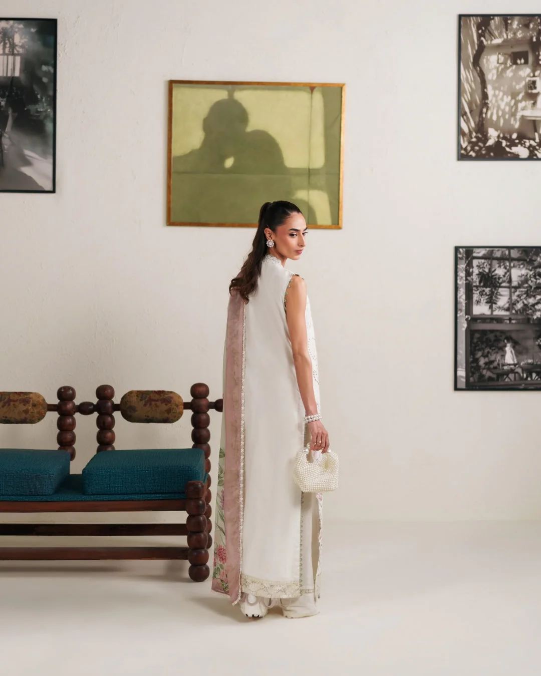 Neeshay Whispers of Summer Luxury Lawn – IRIS - Image 3