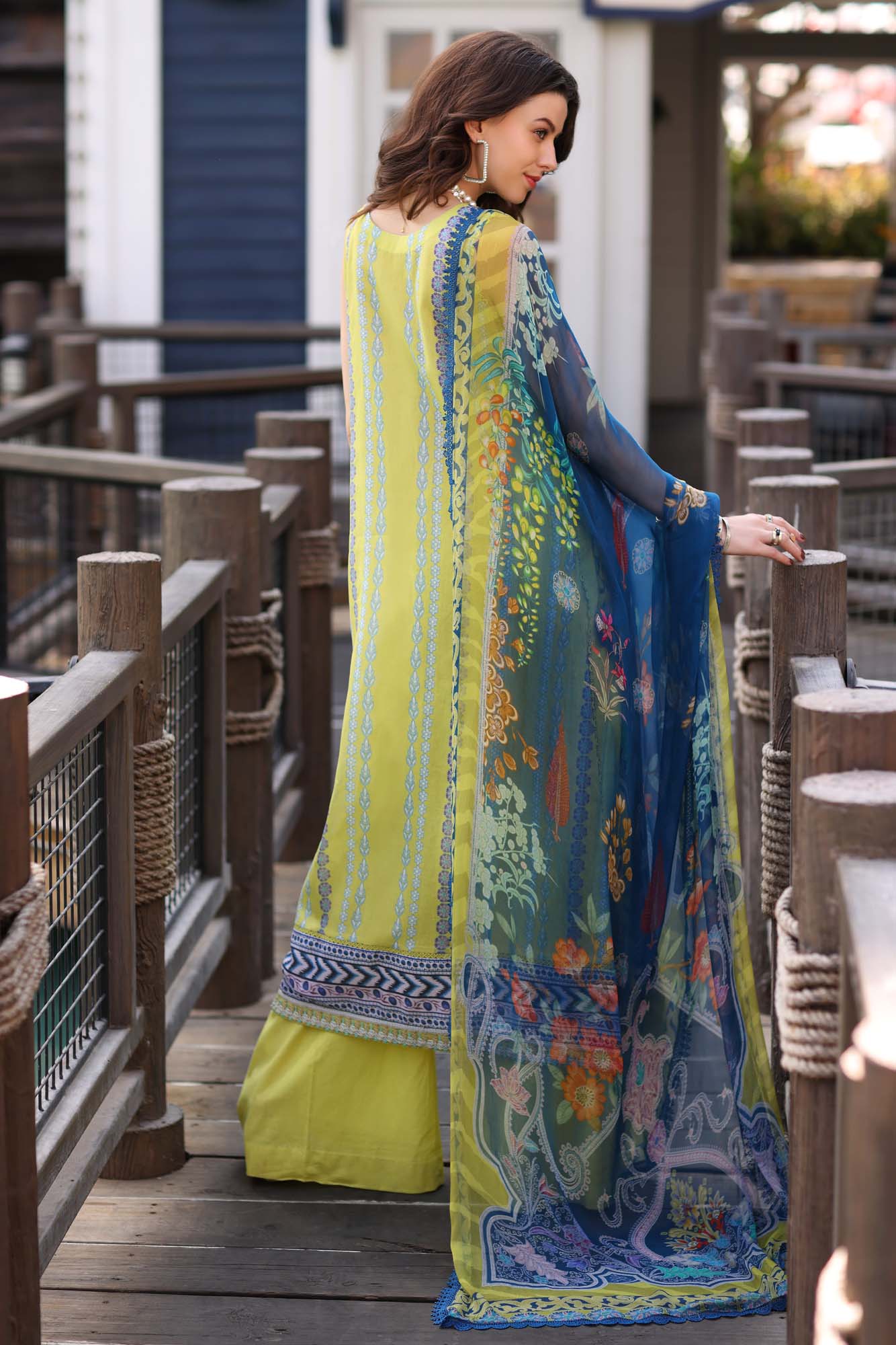 Noor by Saadia Asad Luxe PrintKari Lawn Collection – D2-A - Image 4