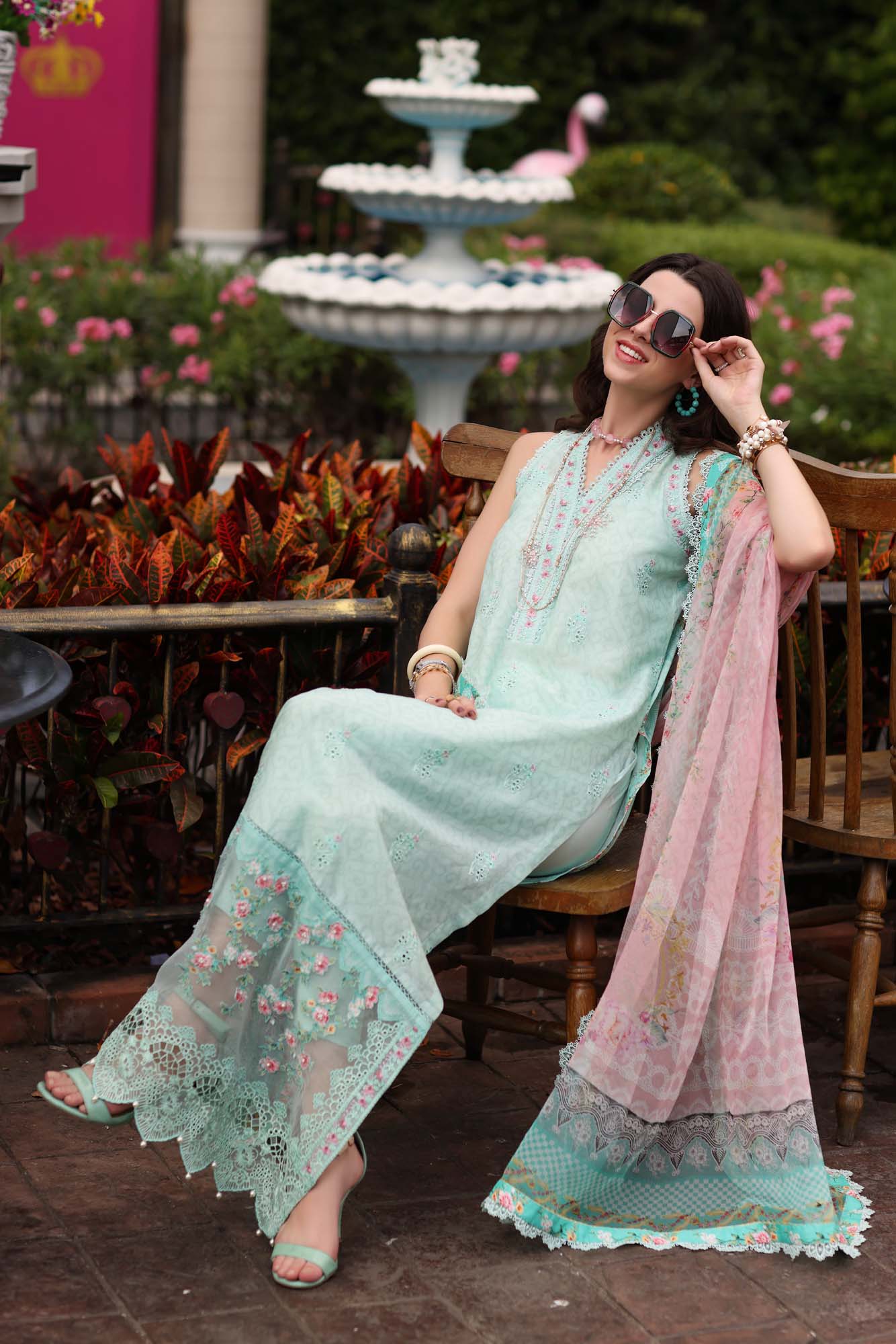 Noor by Saadia Asad Luxe PrintKari Lawn Collection – D3-A - Image 3