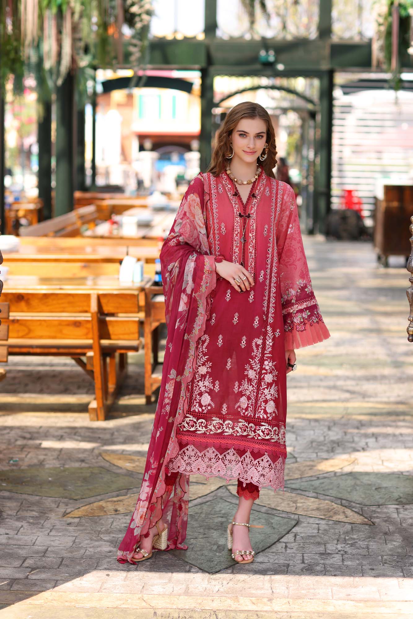 Noor by Saadia Asad Luxe PrintKari Lawn Collection – D8-A
