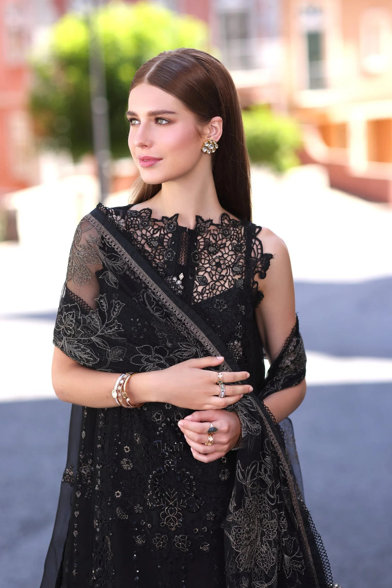 Noor by Saadia Asad Luxury Chiffon Formal Collection 2023 – D7-Zira - Image 2