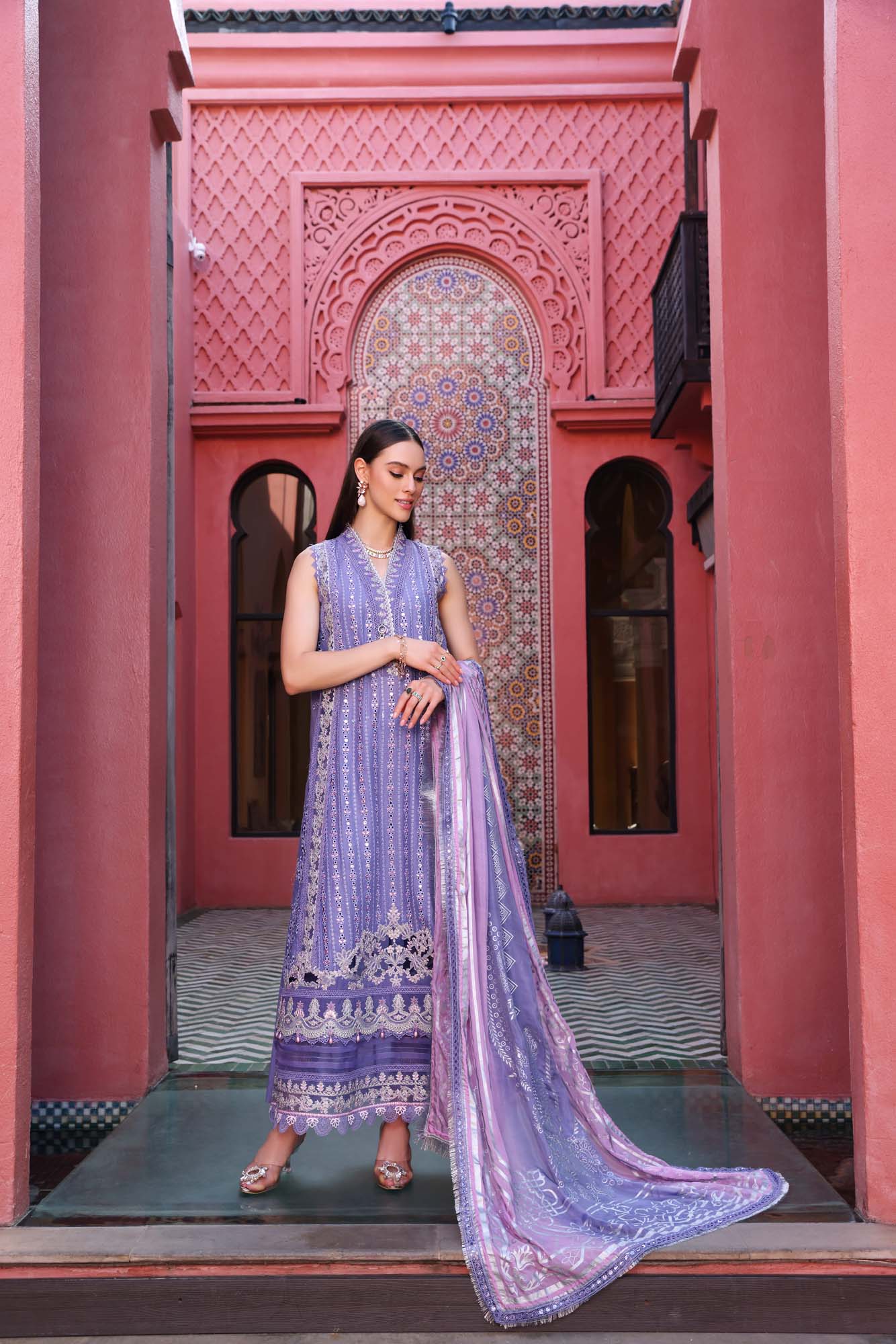 Noor by Saadia Asad Luxury Chikankari Lawn Collection 2023 – NLCL23-D11-A