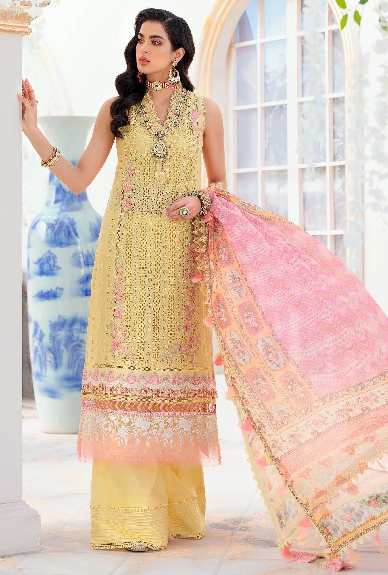 Noor by Saadia Asad Luxury Chikankari Lawn Collection – D2-B