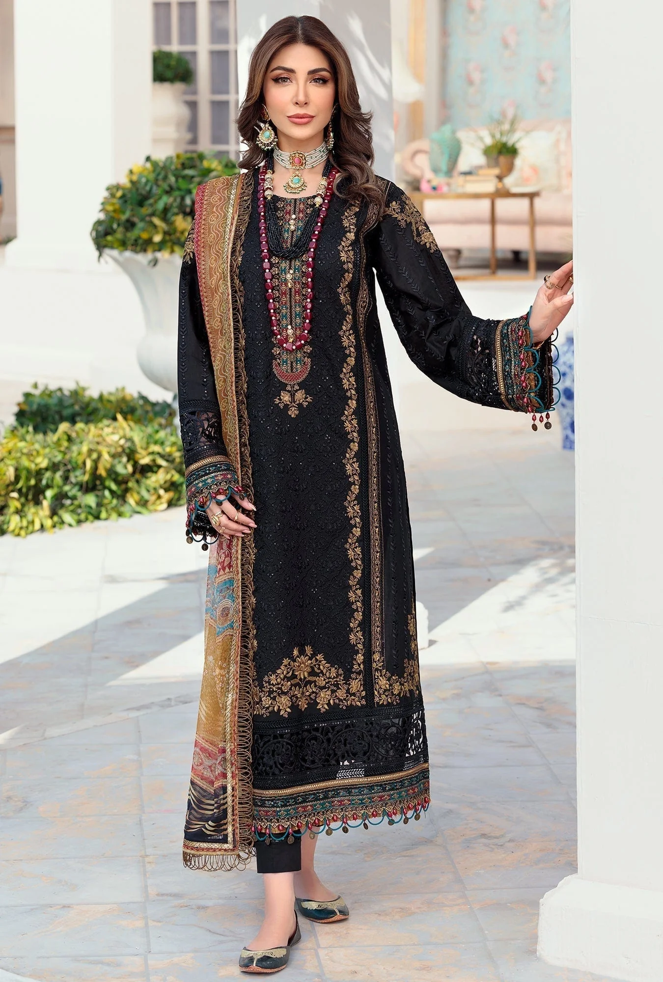 Noor by Saadia Asad Luxury Chikankari Lawn Collection – D5-A