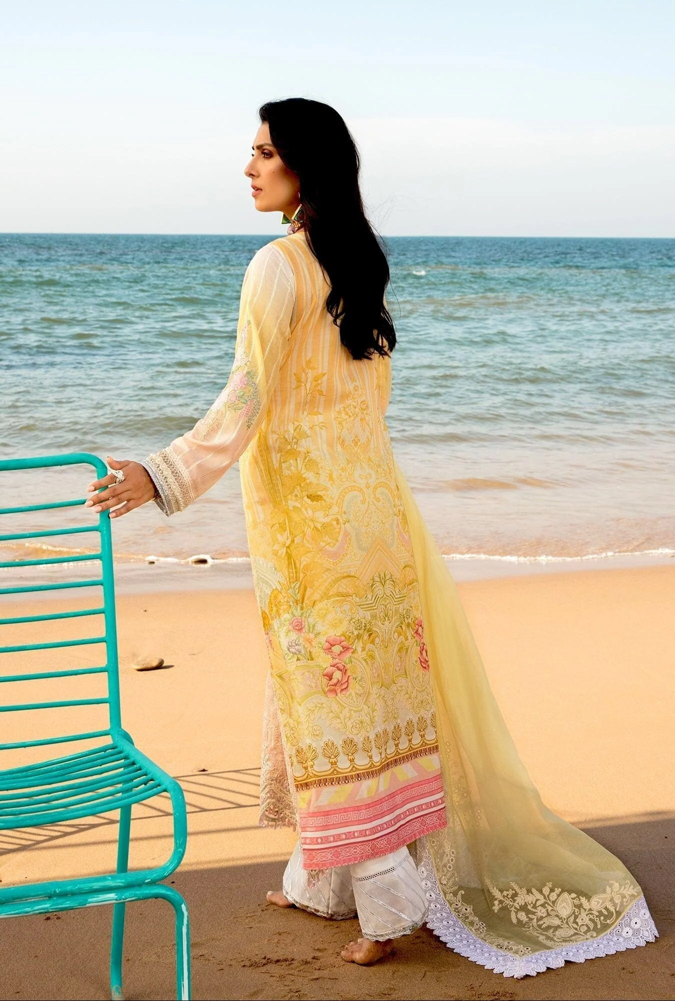 Noor by Saadia Asad Luxury Lawn Collection '21 β D2-A - Image 2