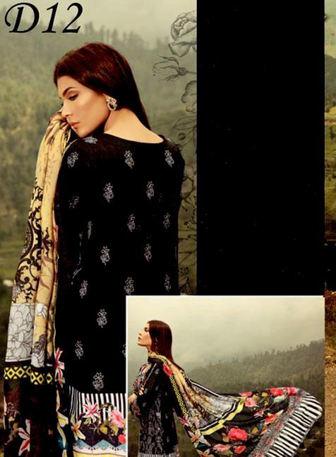Noor by Saadia Asad Winter Collection – D12 Midnight Splendour - Image 2