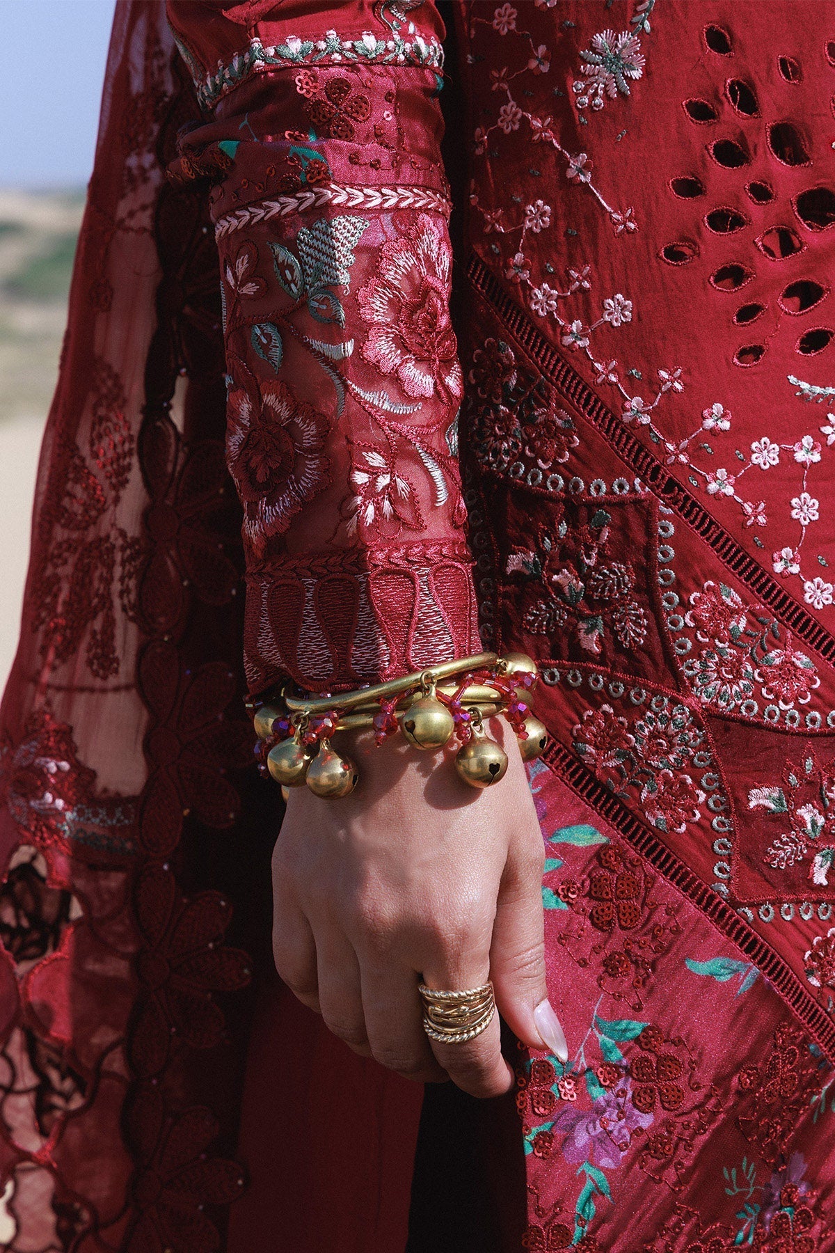 Nureh Aman Luxury Lawn – Kiraz NE-230 - Image 6