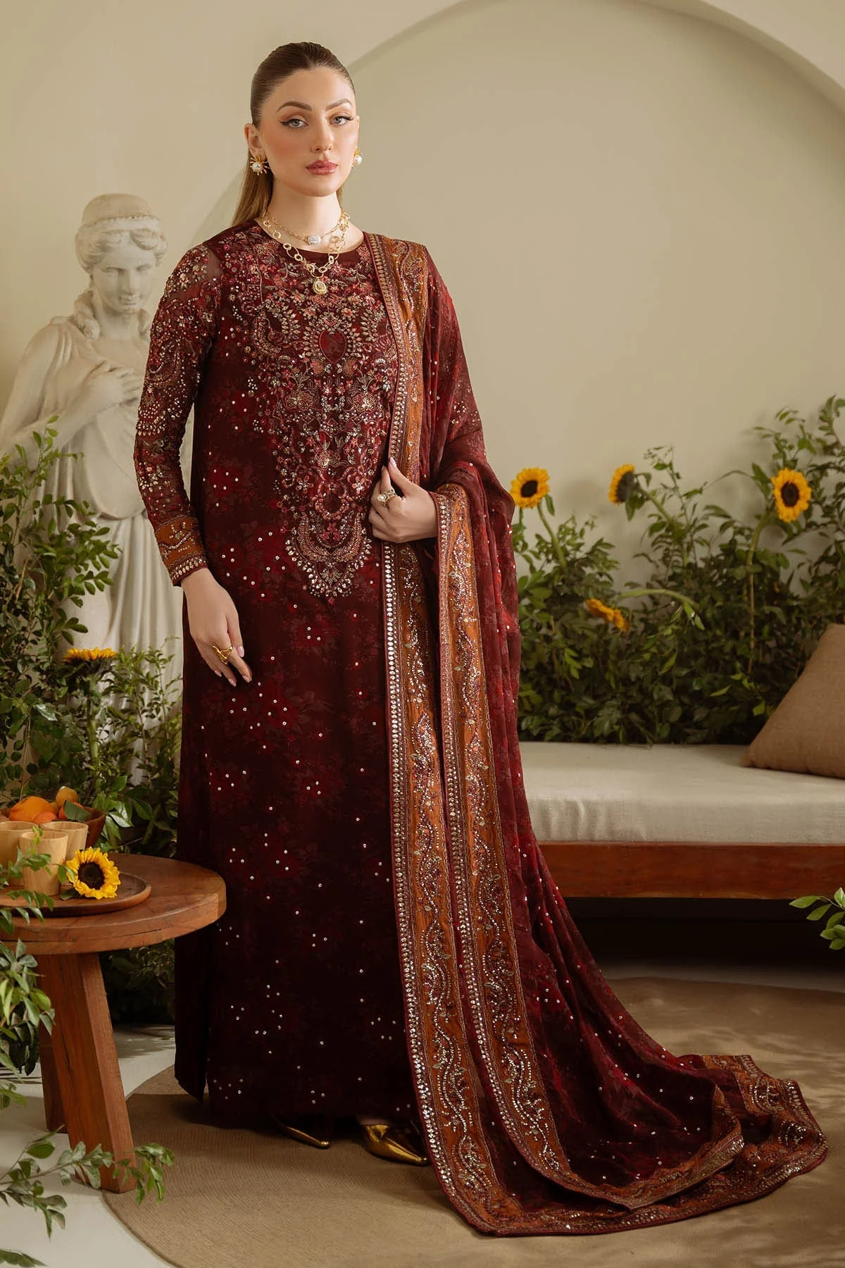 Nureh Amaya Luxury Chiffon Formals – AM-09