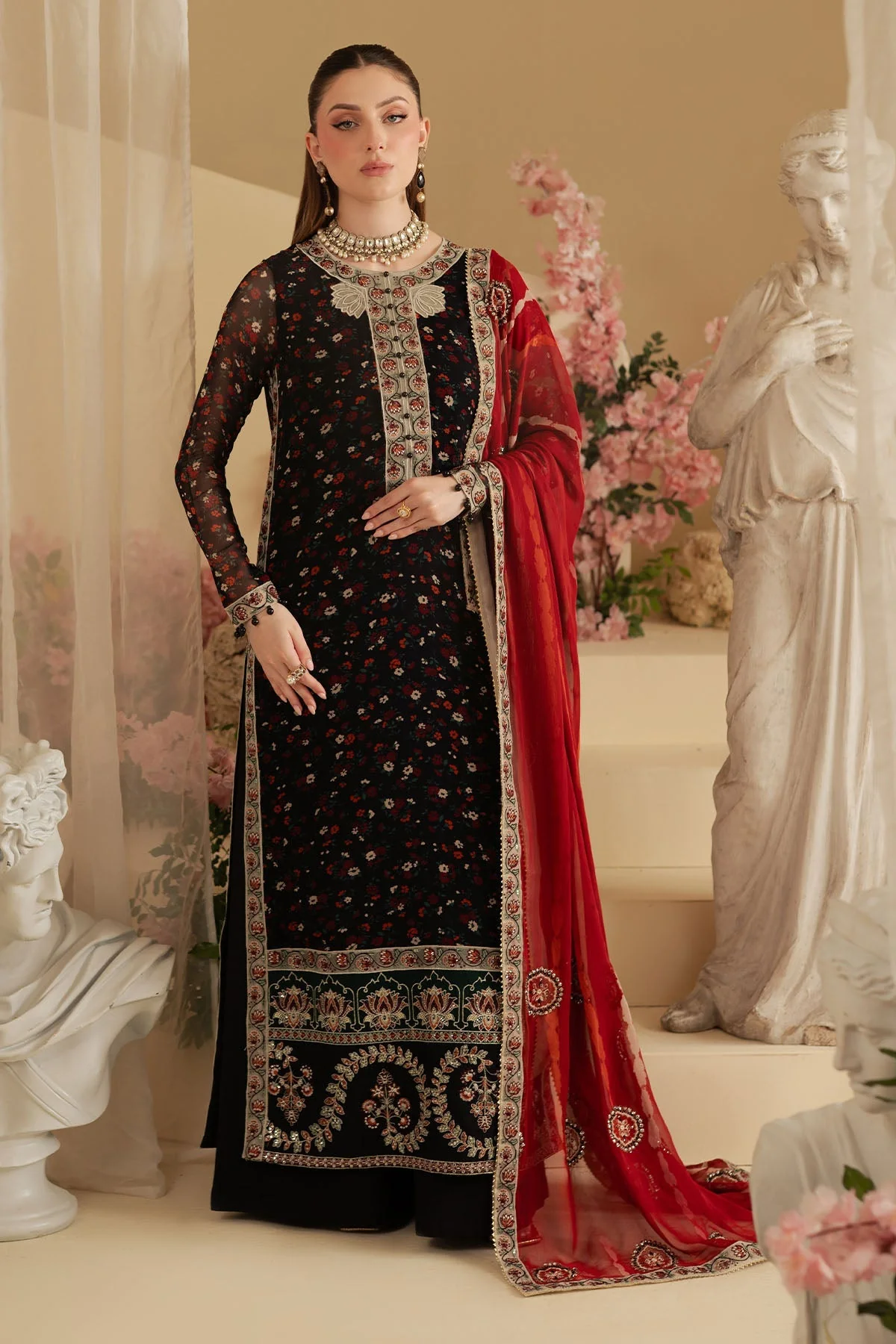 Nureh Amaya Luxury Chiffon Formals – AM-18