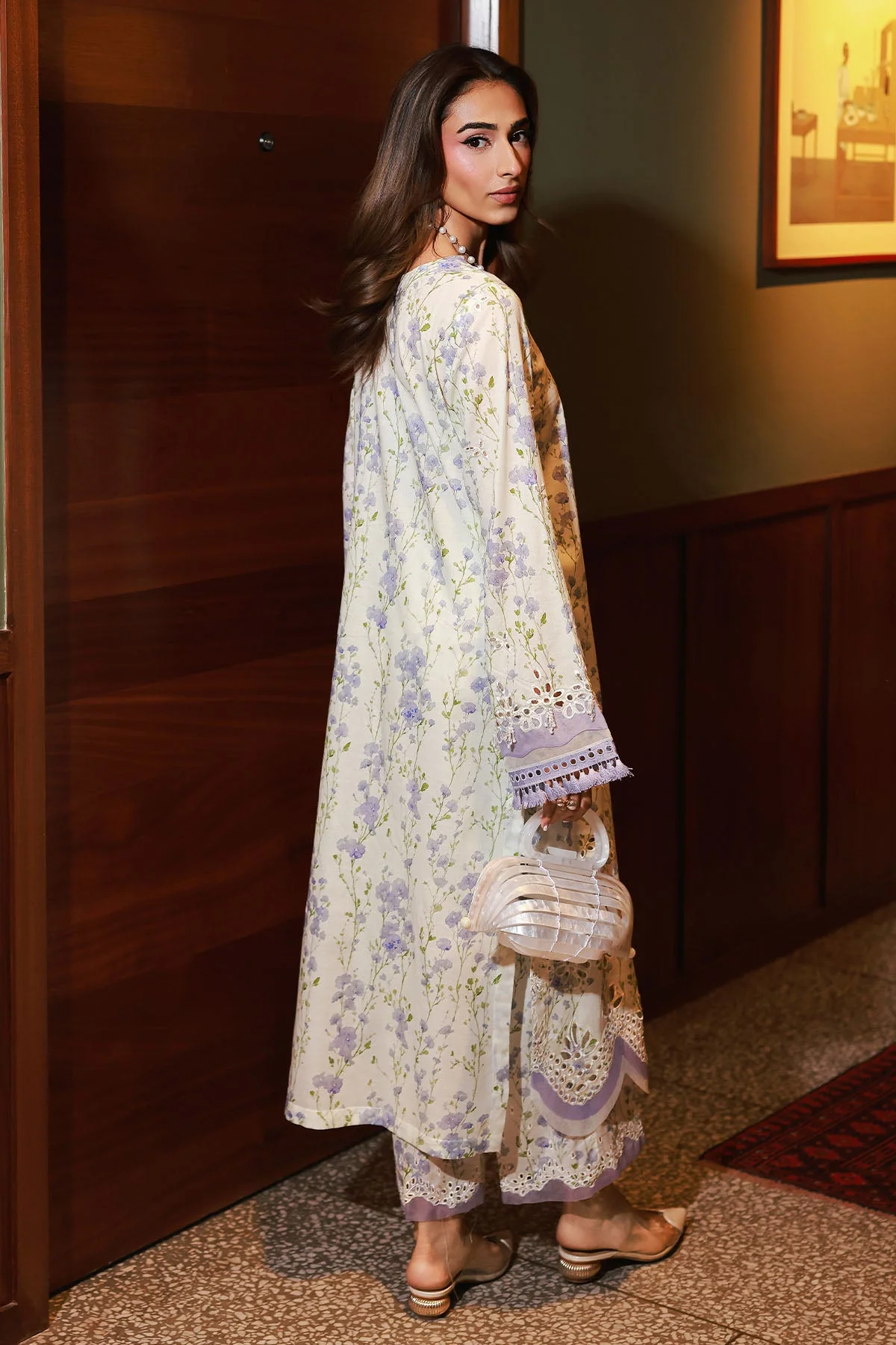 Nureh Ballerina 2Pc Lawn – NU2-174 - Image 7