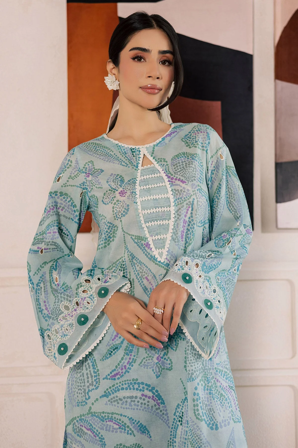 Nureh Ballerina 2PC Lawn – NU2-204 - Image 2