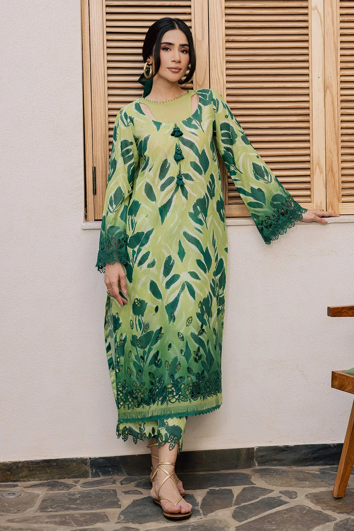 Nureh Ballerina 2PC Lawn – NU2-205 - Image 4