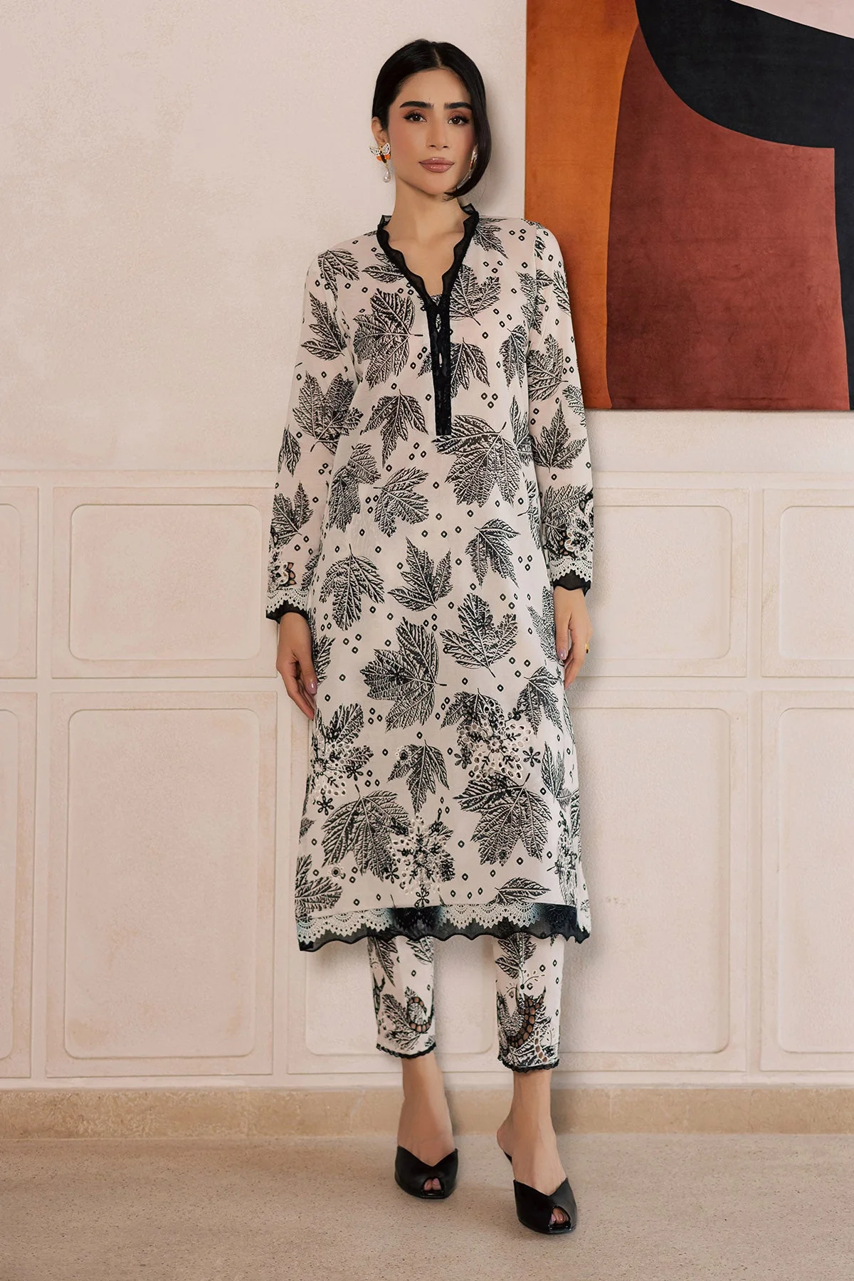 Nureh Ballerina 2PC Lawn – NU2-209 - Image 4