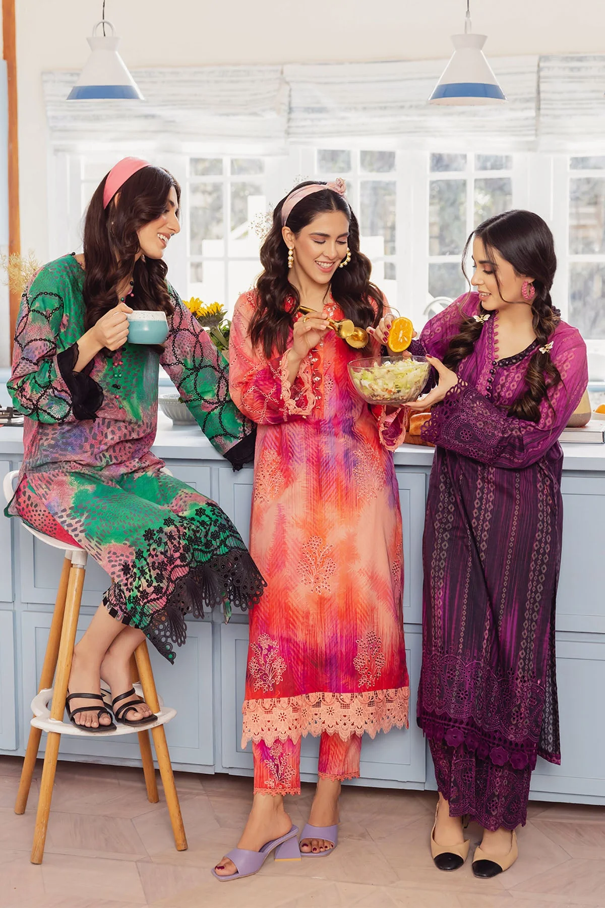 Nureh Ballerina 2Pc Spring/Summer Lawn Collection – NU2- 86 - Image 6