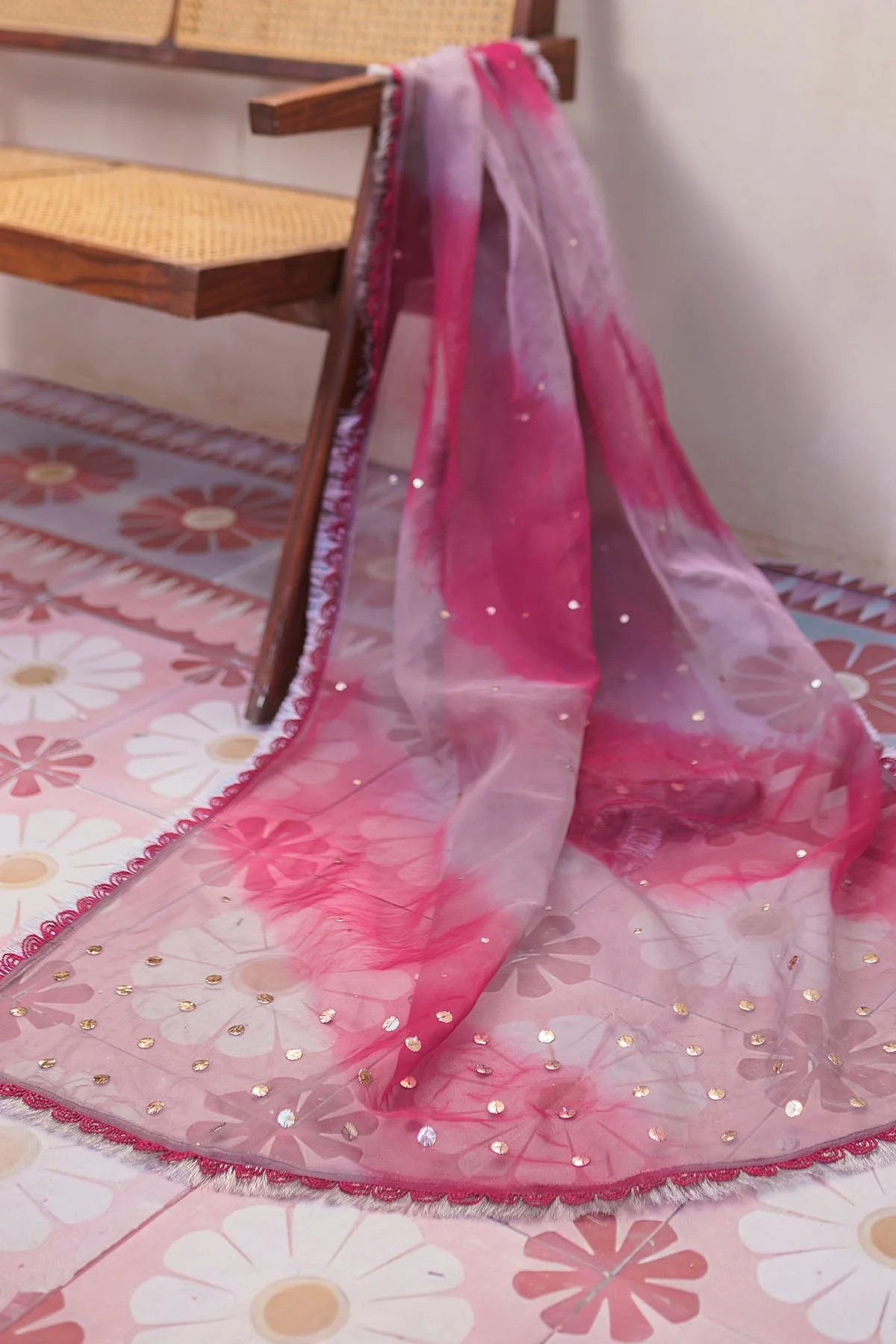 Nureh Bazaar Chikankari Lawn – NS-139 - Image 4