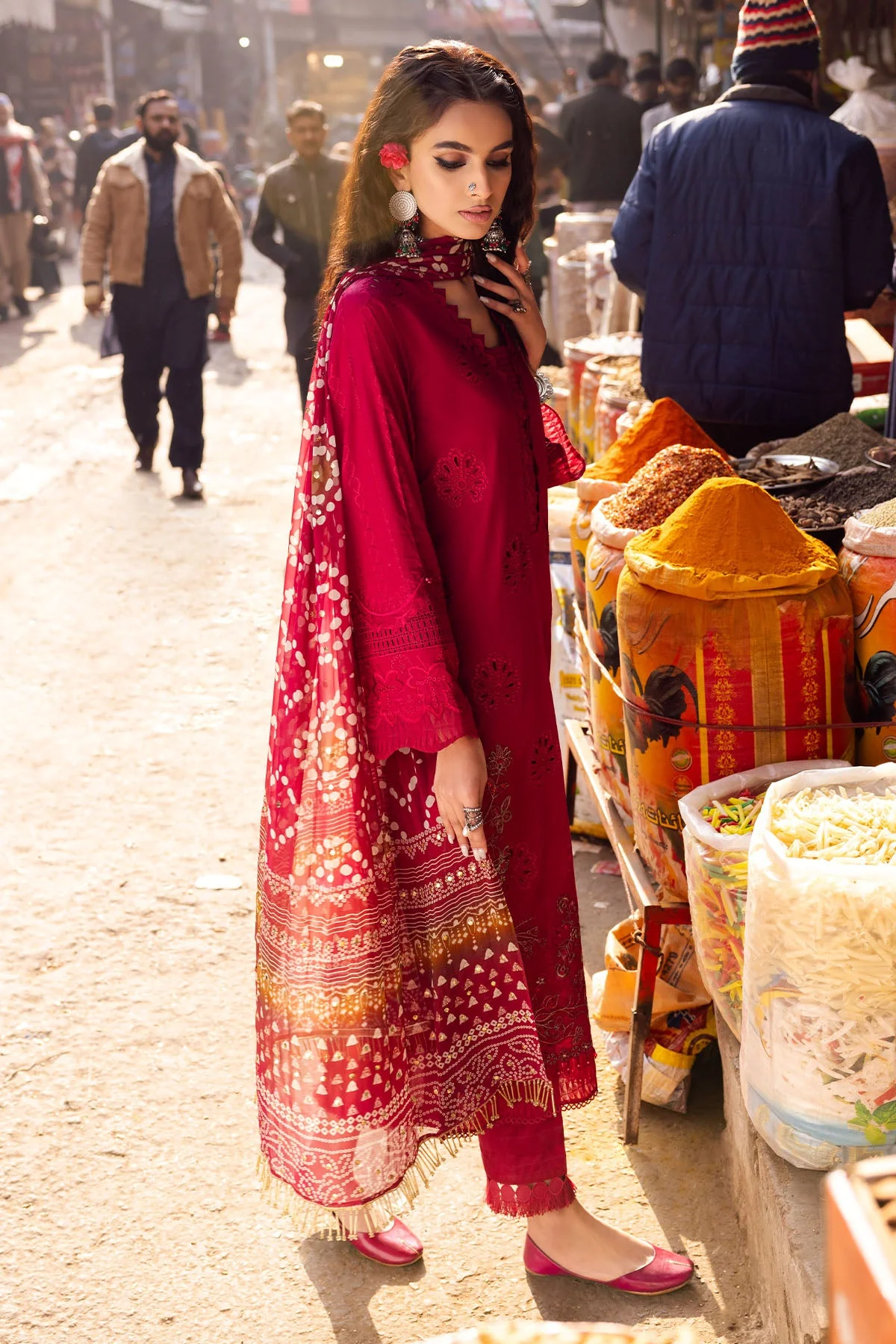 Nureh Bazaar Festive Lawn – NS-124 - Image 5