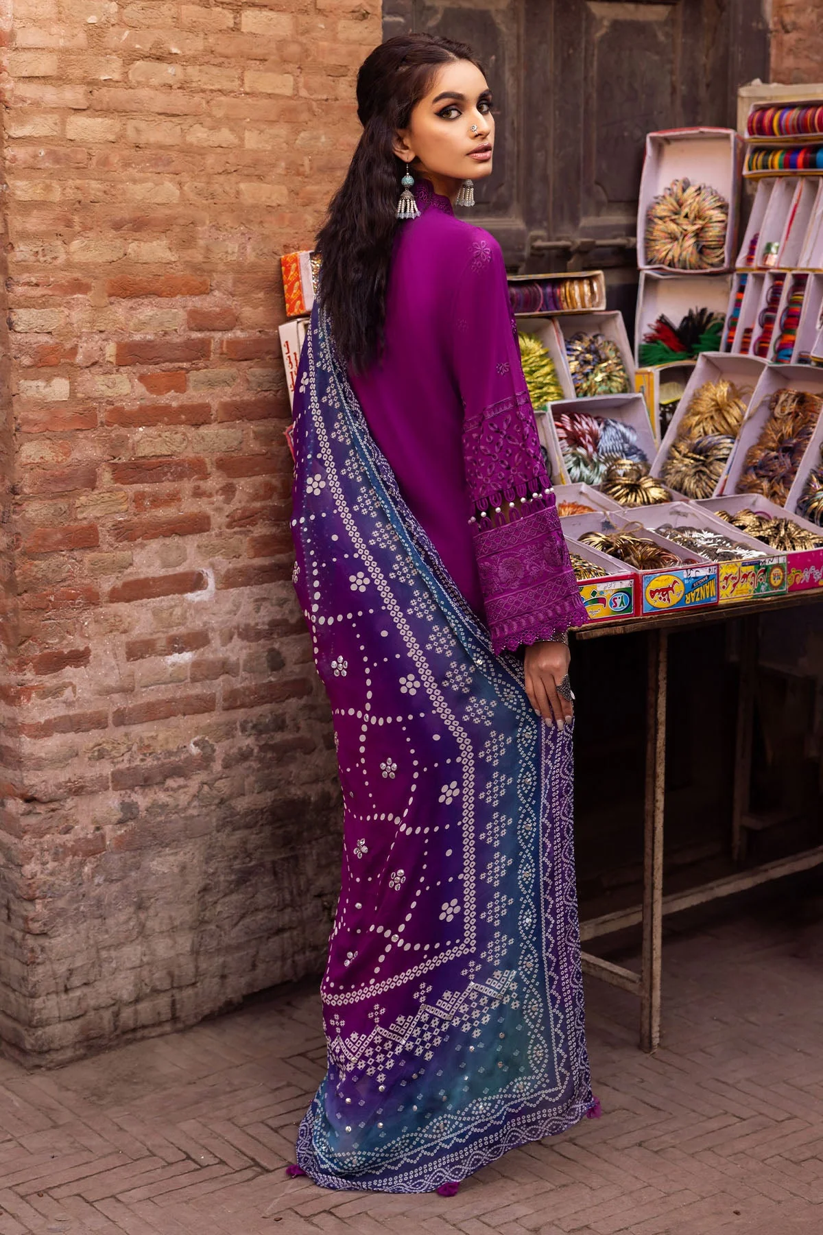 Nureh Bazaar Festive Lawn – NS-125 - Image 6