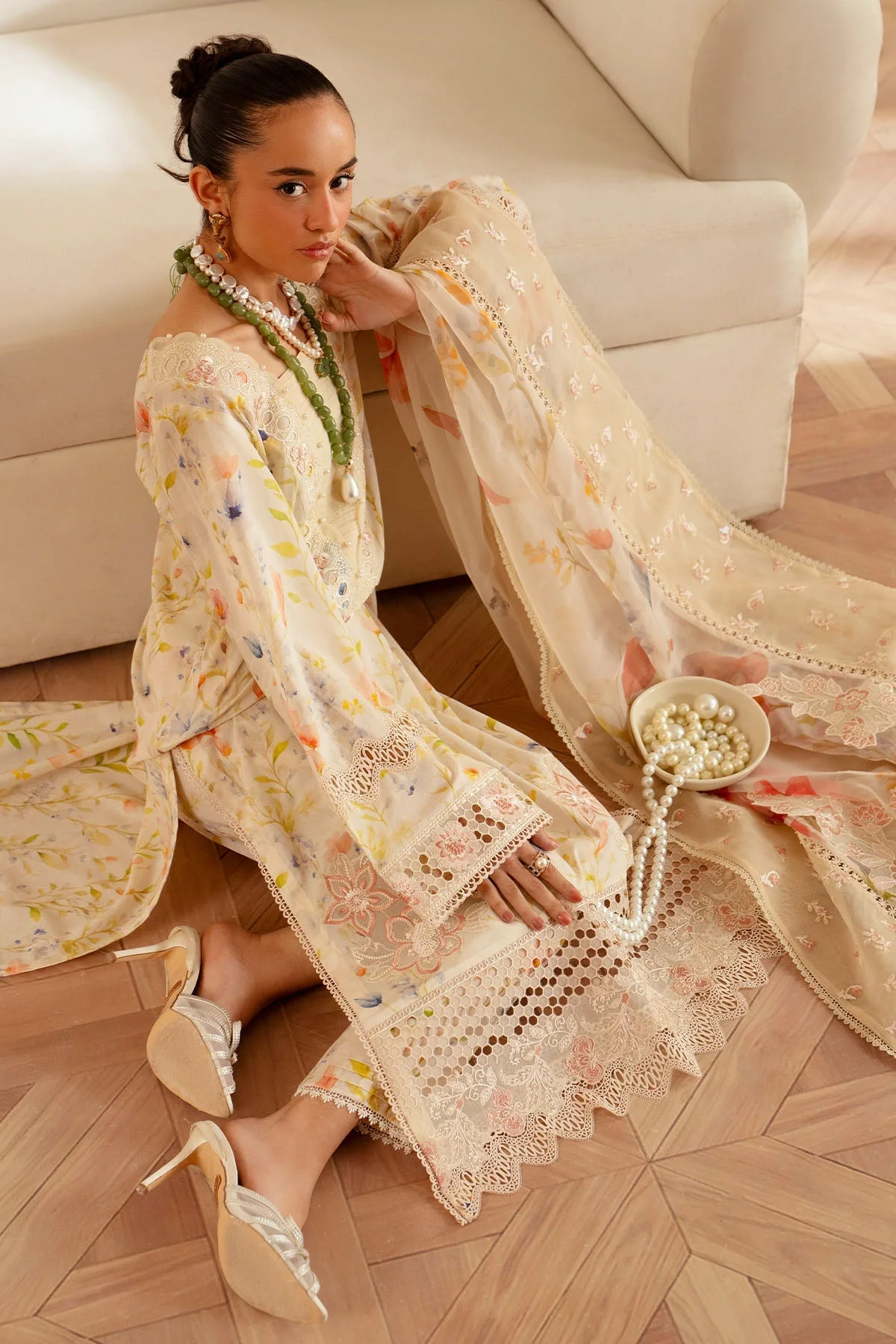 Nureh Feya Lawn Eid Edit – FE-02 - Image 4