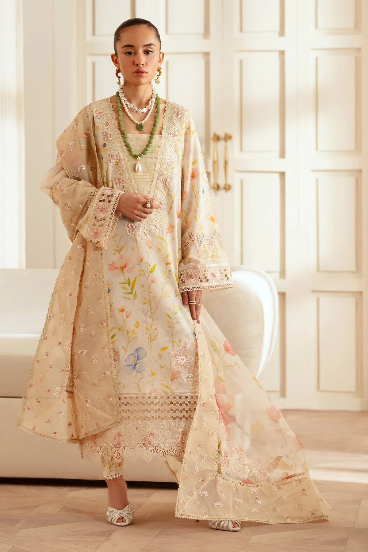 Nureh Feya Lawn Eid Edit – FE-02 - Image 7