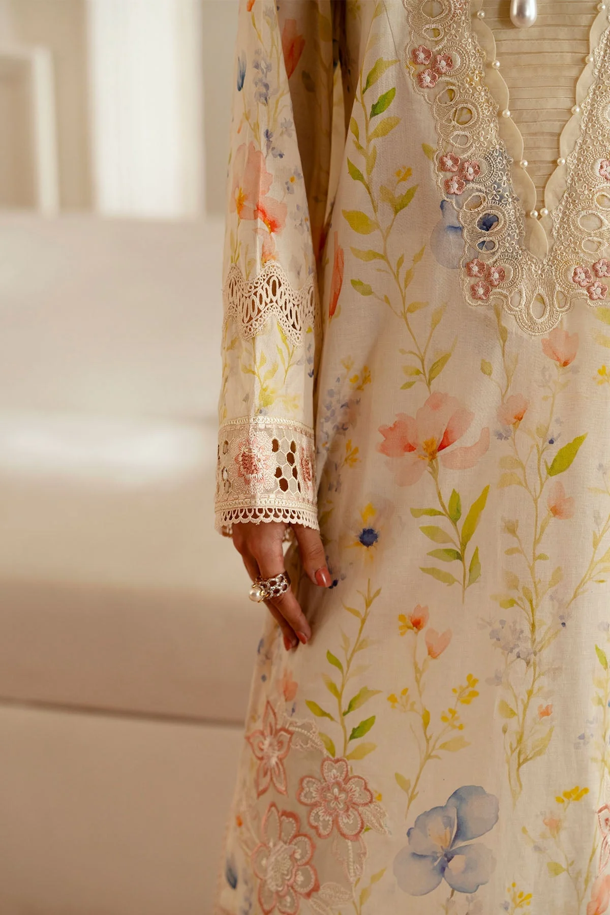 Nureh Feya Lawn Eid Edit – FE-02 - Image 8