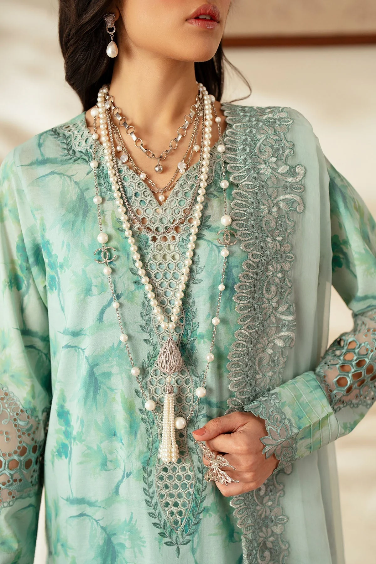 Nureh Feya Lawn Eid Edit – FE-03 - Image 5