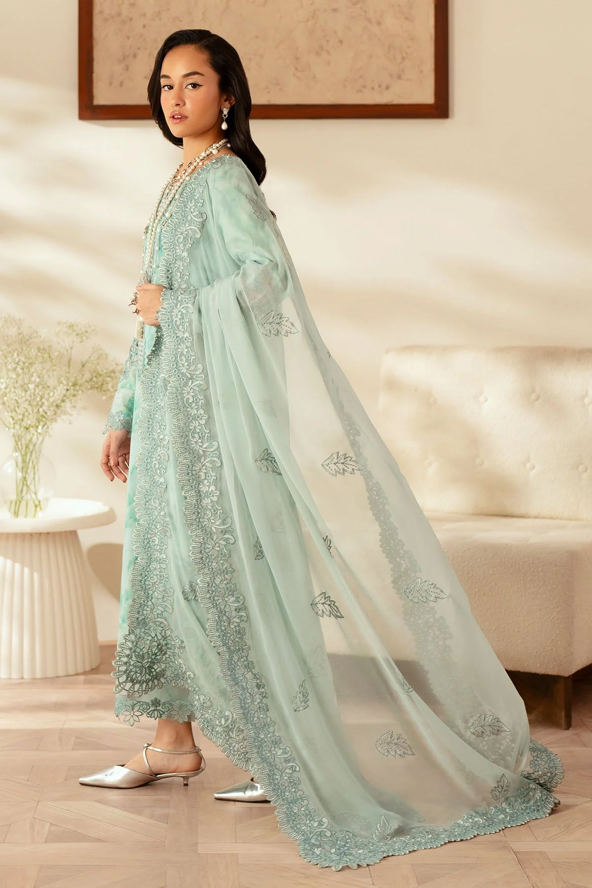 Nureh Feya Lawn Eid Edit – FE-03 - Image 8