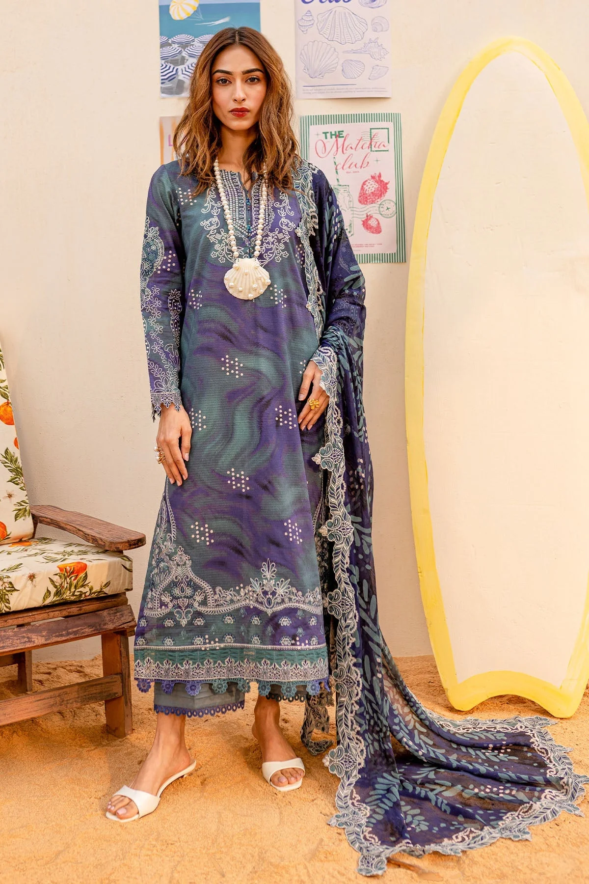 Nureh Gardenia Spring/Summer Lawn – NSG-186 - Image 3