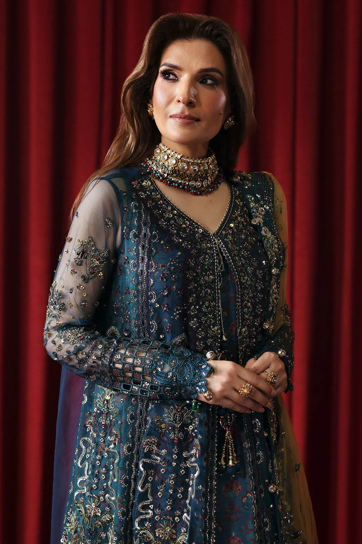 Nureh Jhoomro Luxury Formals – NL-84 Resham