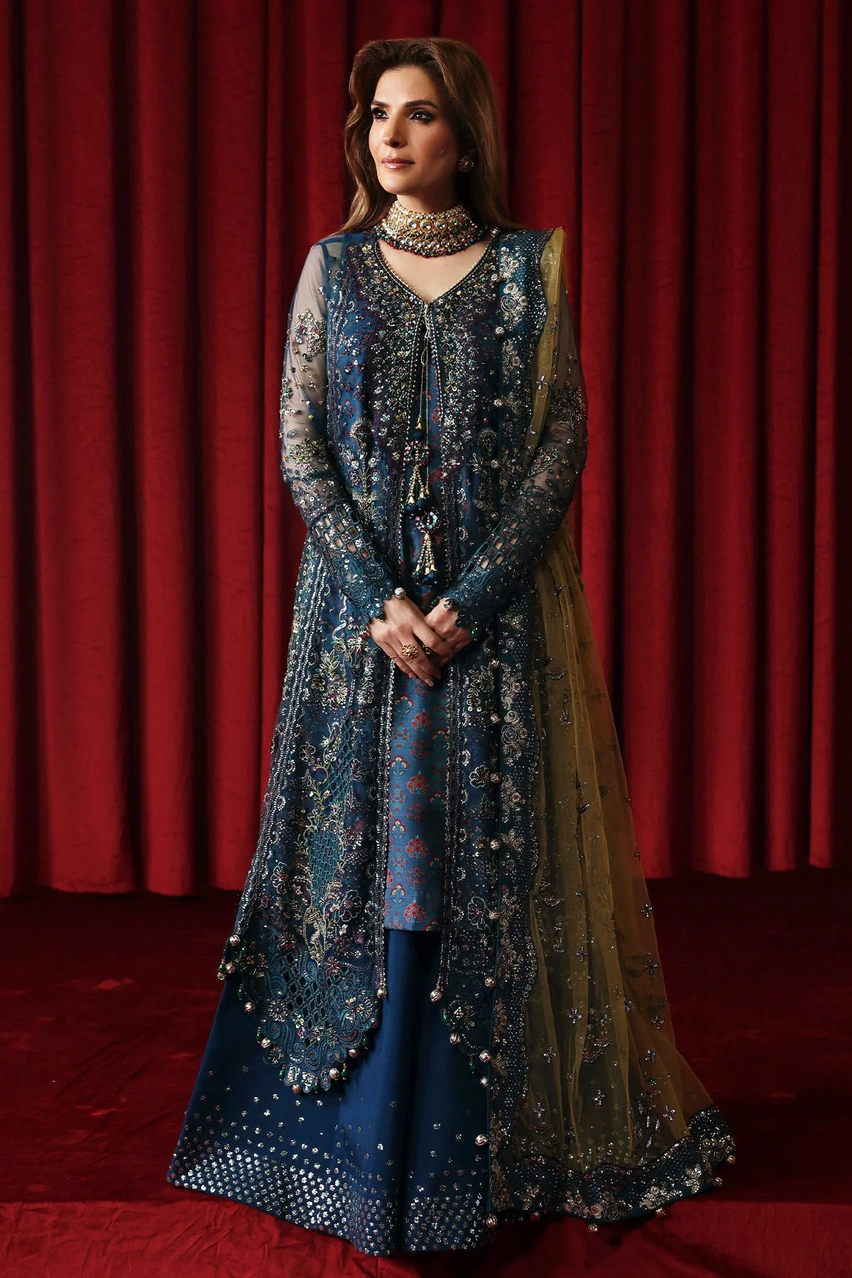 Nureh Jhoomro Luxury Formals – NL-84 Resham - Image 2