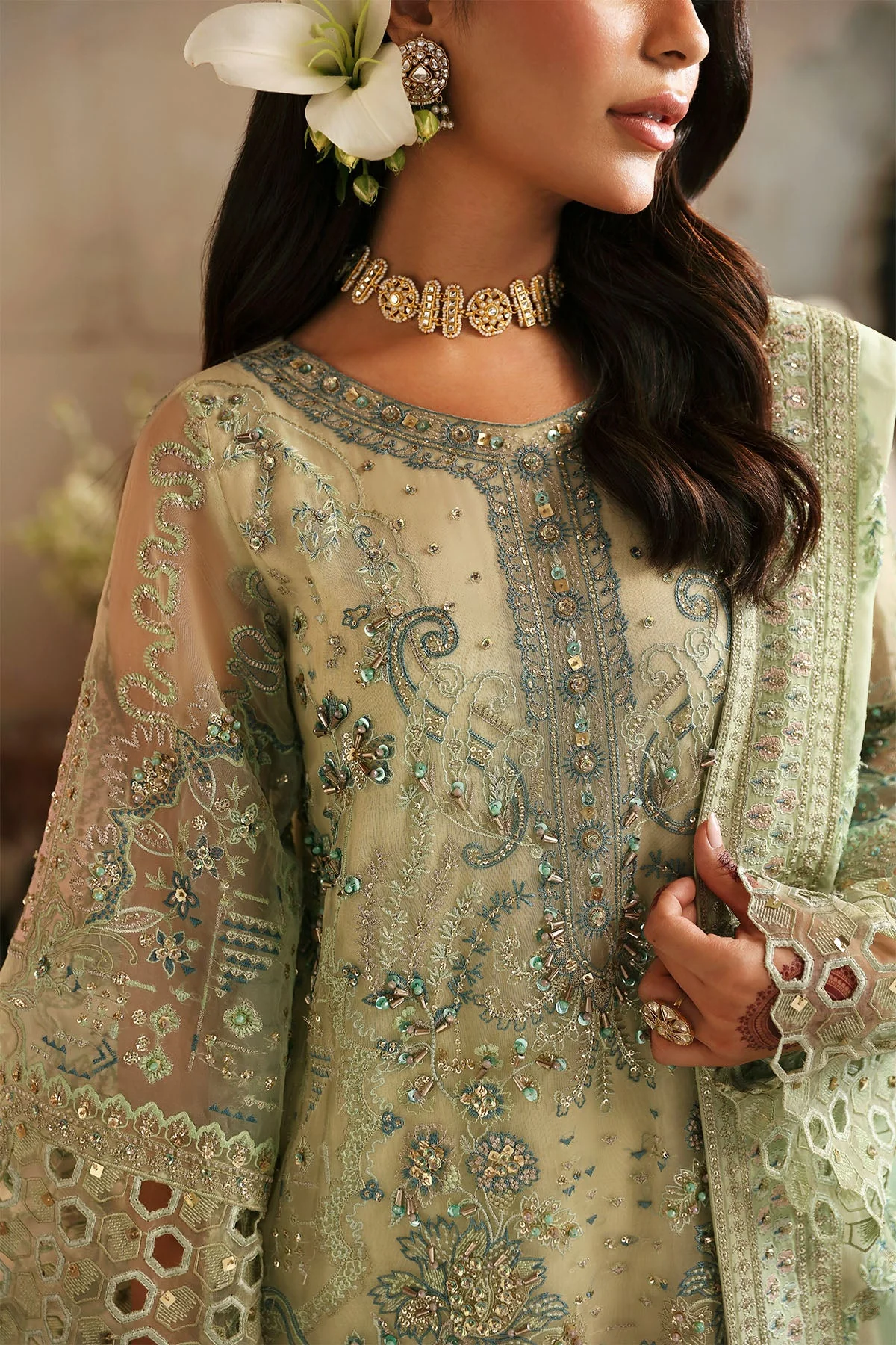 Nureh Jhoomro Luxury Wedding Formals – NL-67 MAHI-ROO - Image 5