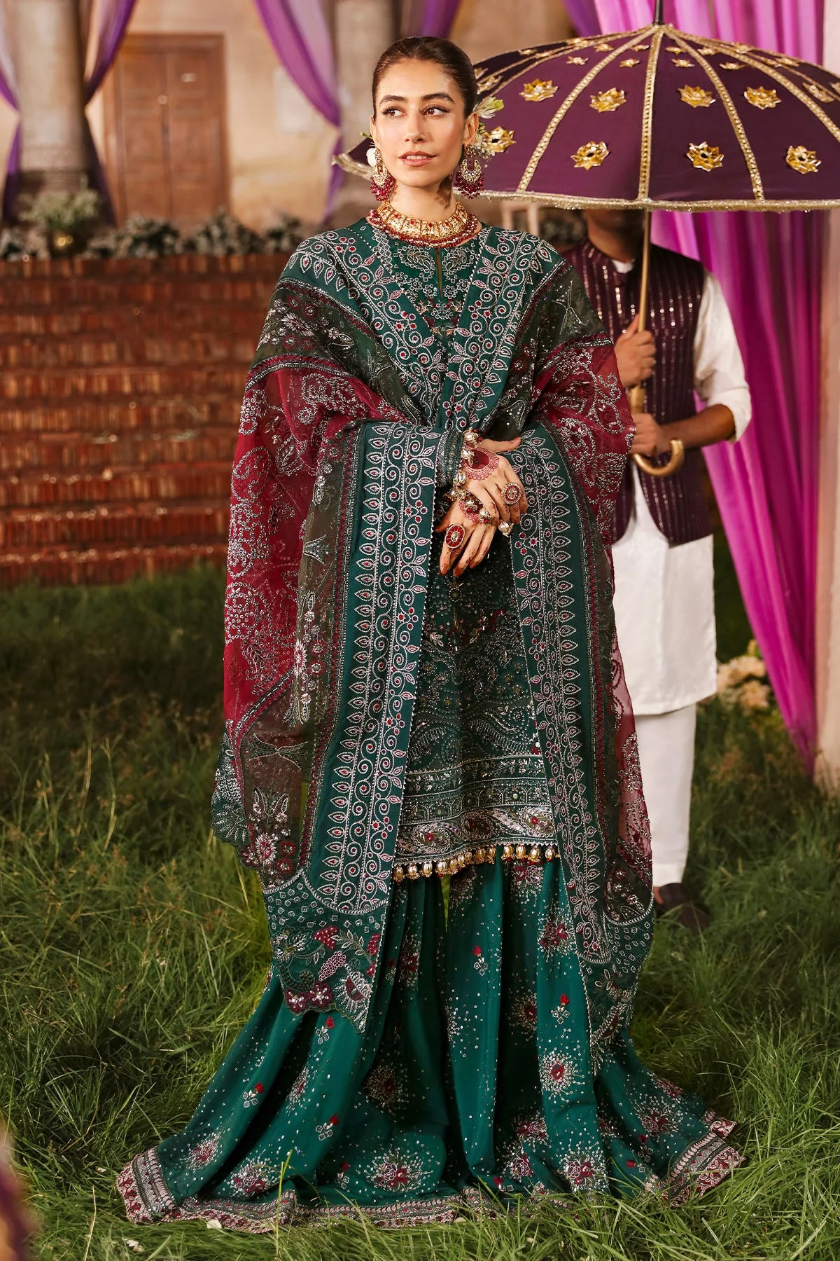 Nureh Jhoomro Luxury Wedding Formals – NL-68 SHADMANI - Image 6
