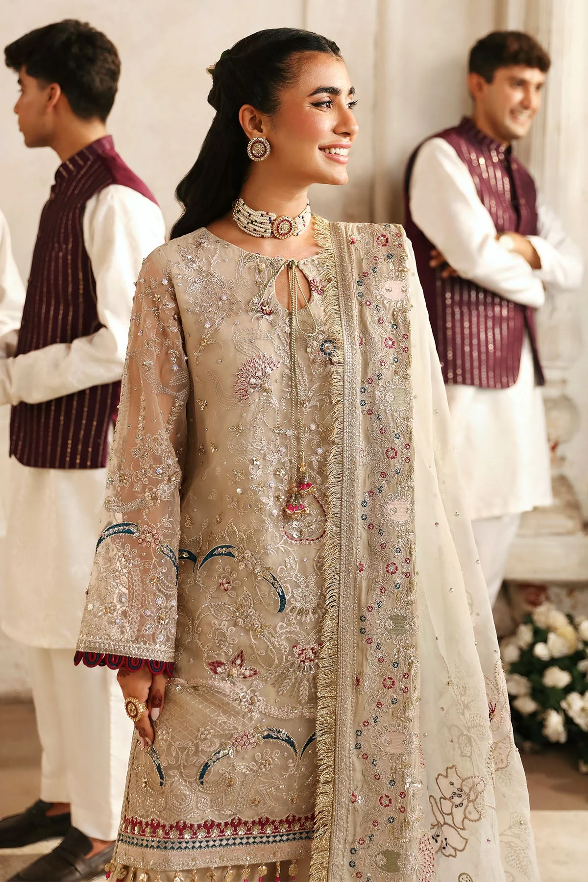 Nureh Jhoomro Luxury Wedding Formals – NL-72 CHANDNI - Image 3