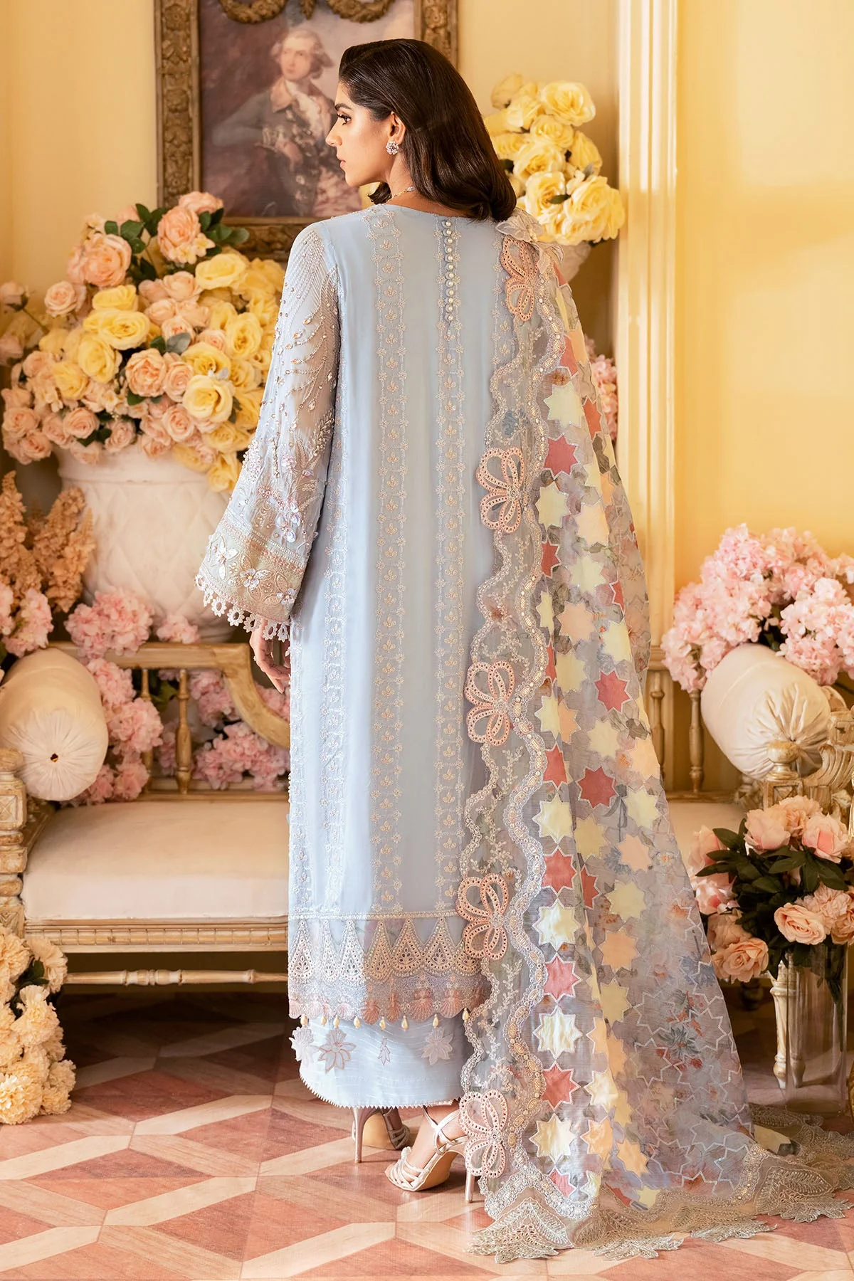 Nureh Luxe - The Royal Palace Formal Collection – STONE BLUE - Image 6