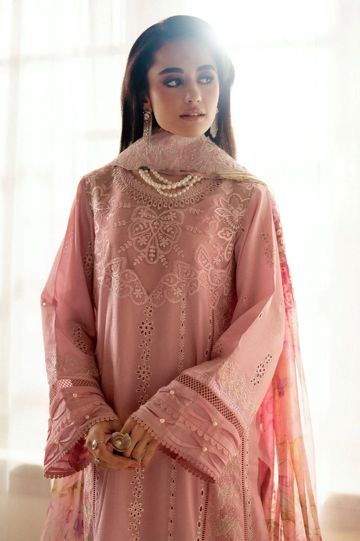 Nureh Maya Chikankari Lawn – NS-141 - Image 6