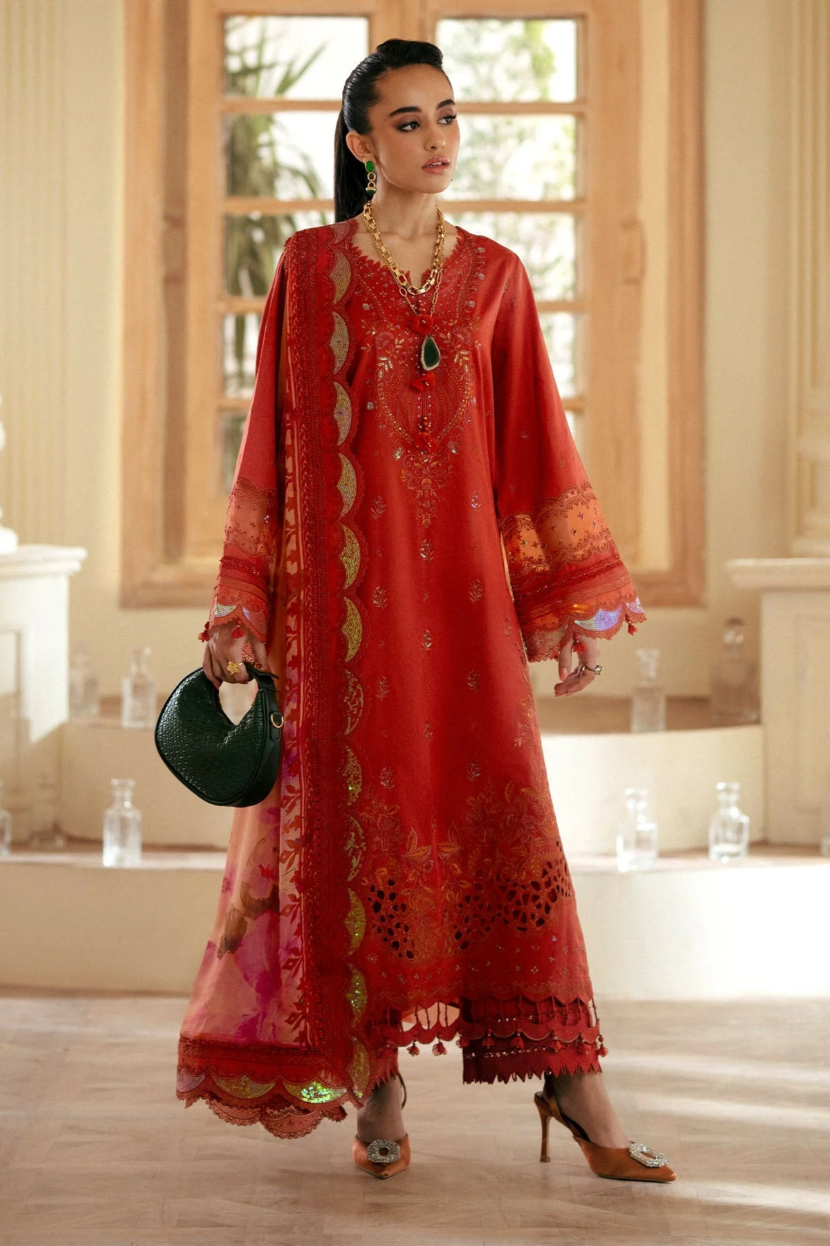 Nureh Maya Chikankari Lawn – NS-142 - Image 2