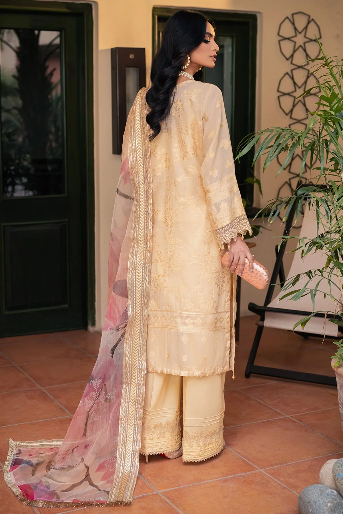 Nureh Maya Jacquard Slub Lawn Collection – NJ-51 - Image 7